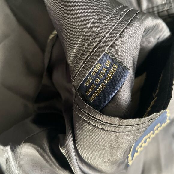 Brooks Brothers 100% Wool Pin Stripe Mens Blazer Sz 44 Made in USA - Picture 14 of 16